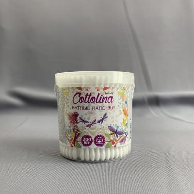 Ватные палочки (в банке) Cottolina 200 шт/упк