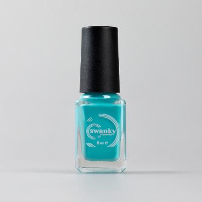 Лак для стемпинга Swanky Stamping S75 Бирюзовый 6 мл