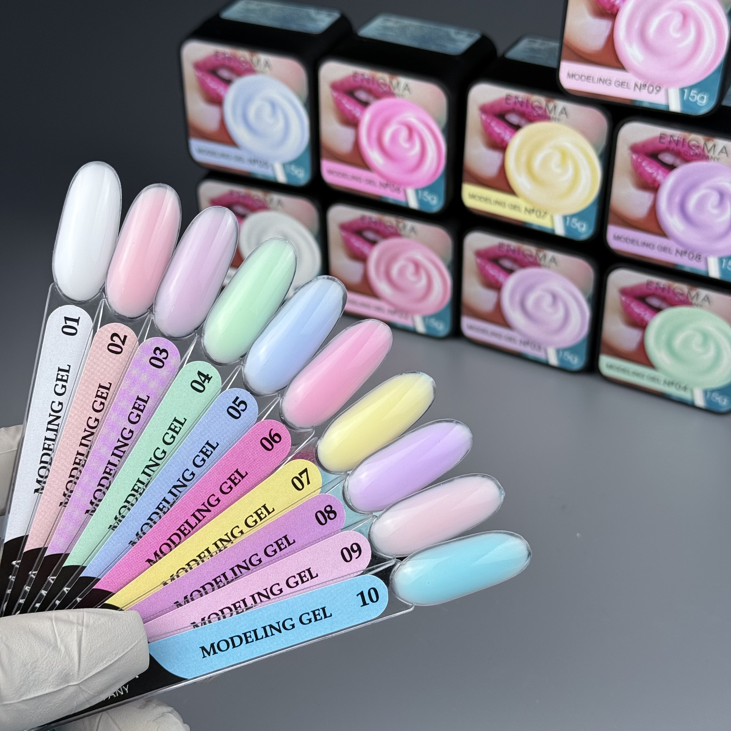 Гель для наращивания ENIGMA Modeling gel 02 15g