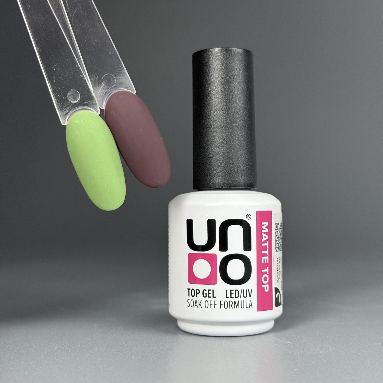 UNO, Верхнее покрытие для гель-лака Matte с бархатным эффектом, 16г