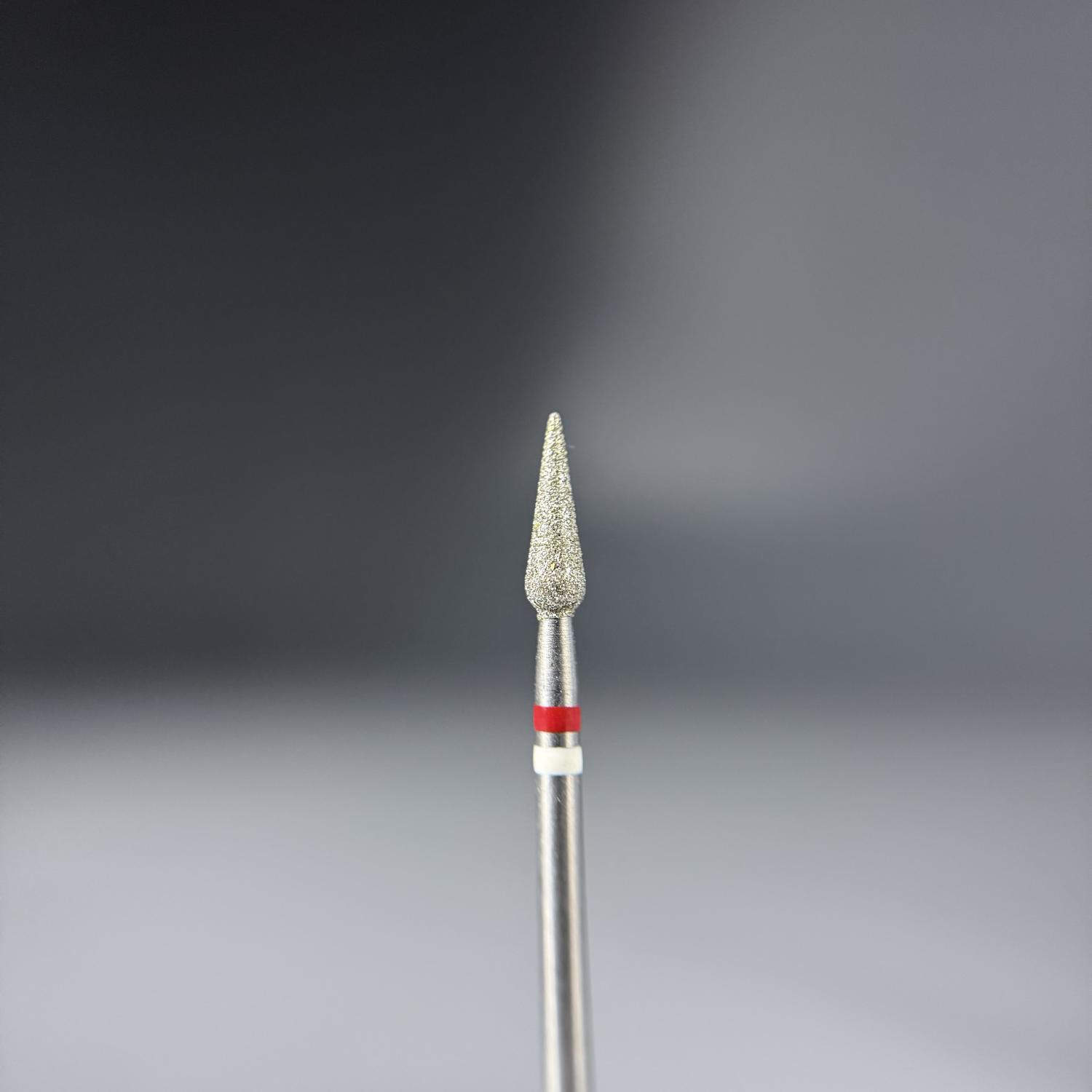 КРИСТАЛЛ Тайфун, Алмазная фреза с Жемчугом (Капля закругленная) 266.100.031М