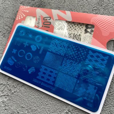 Пластина для стемпинга Go Stamp 80 Zigzag by @mariapetrzak