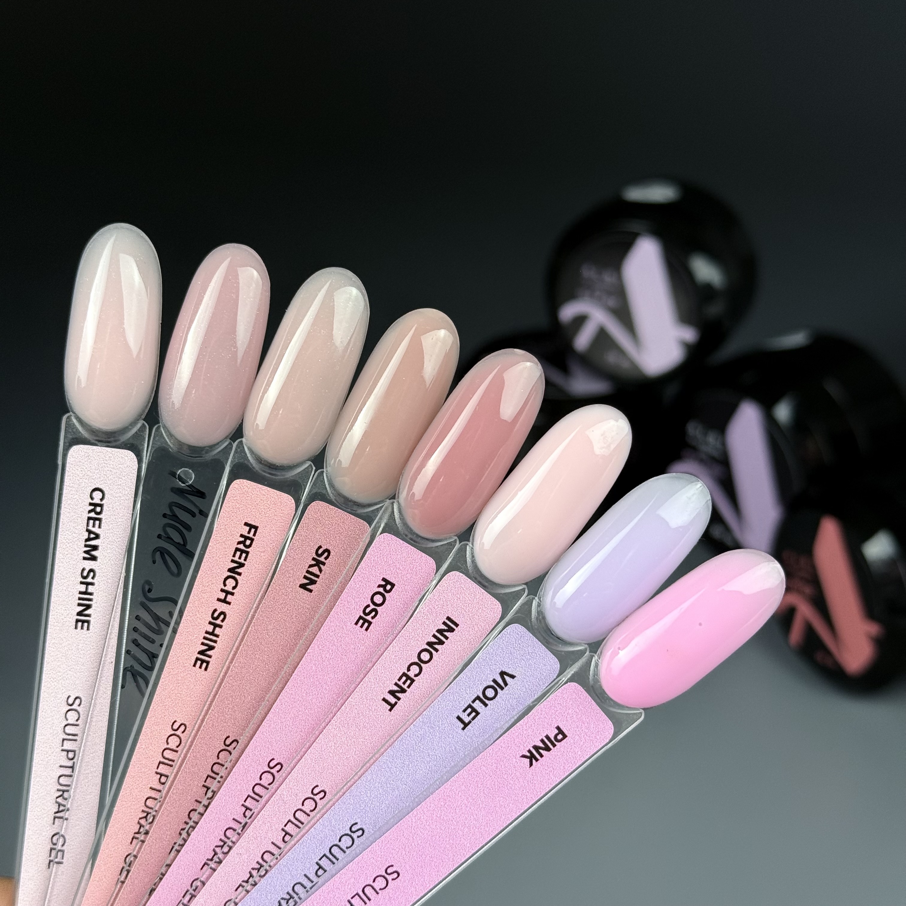 Гель скульптурный ALBI Shine Nude, 15 мл
