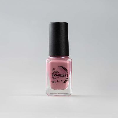 Лак для стемпинга Swanky Stamping S45, пыльная роза, 6 мл