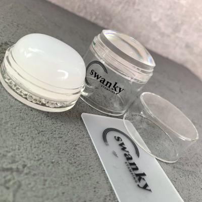 Штамп Swanky Stamping, силиконовый, прозрачный, двойной, 4 см