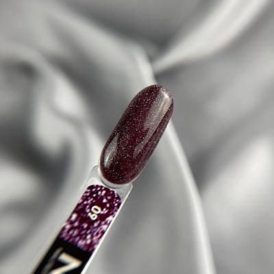 NR Flash 09 гель-лак светоотражающий, Сливовый (10 мл)