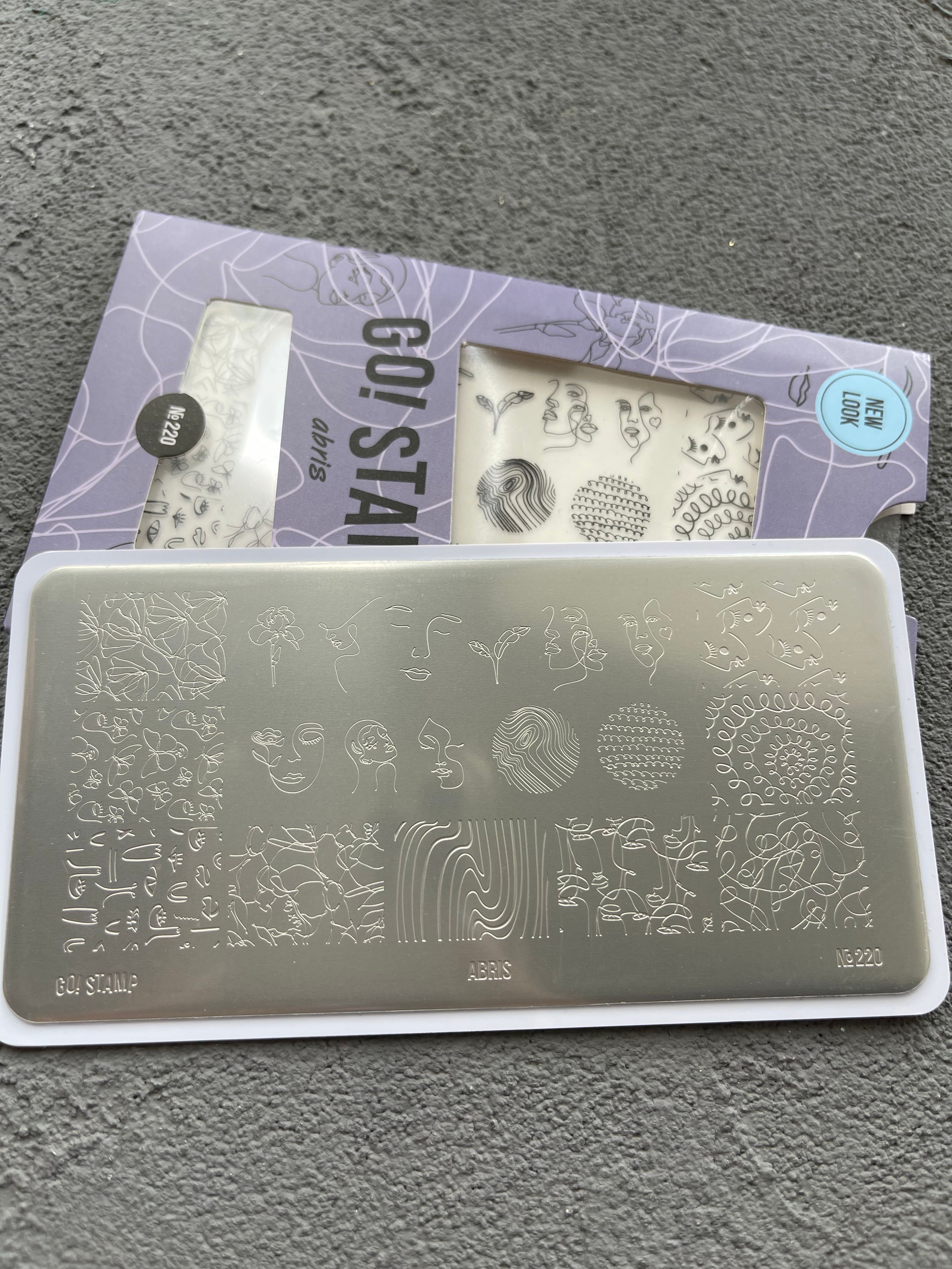 Пластина для стемпинга Go! Stamp 220 Abris
