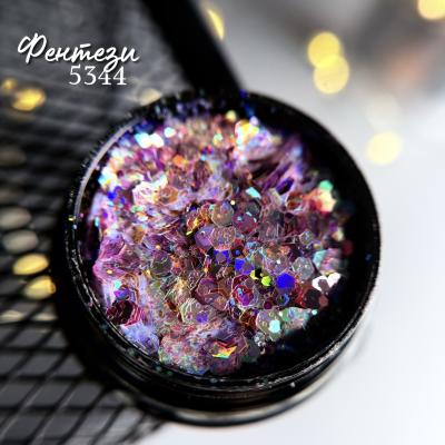 Микс фэнтези фиолетовый 5344