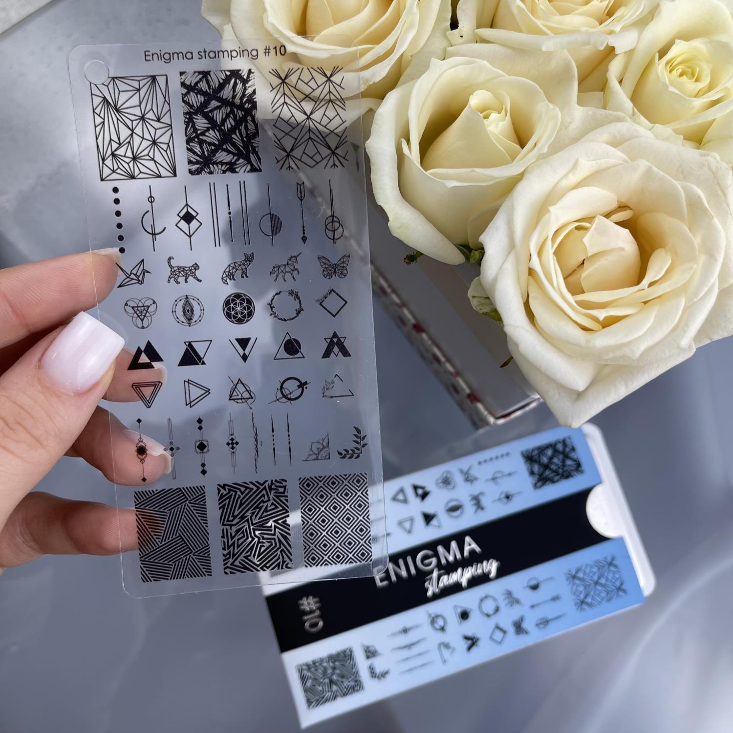 Пластина для стемпинга Enigma Stamping №10