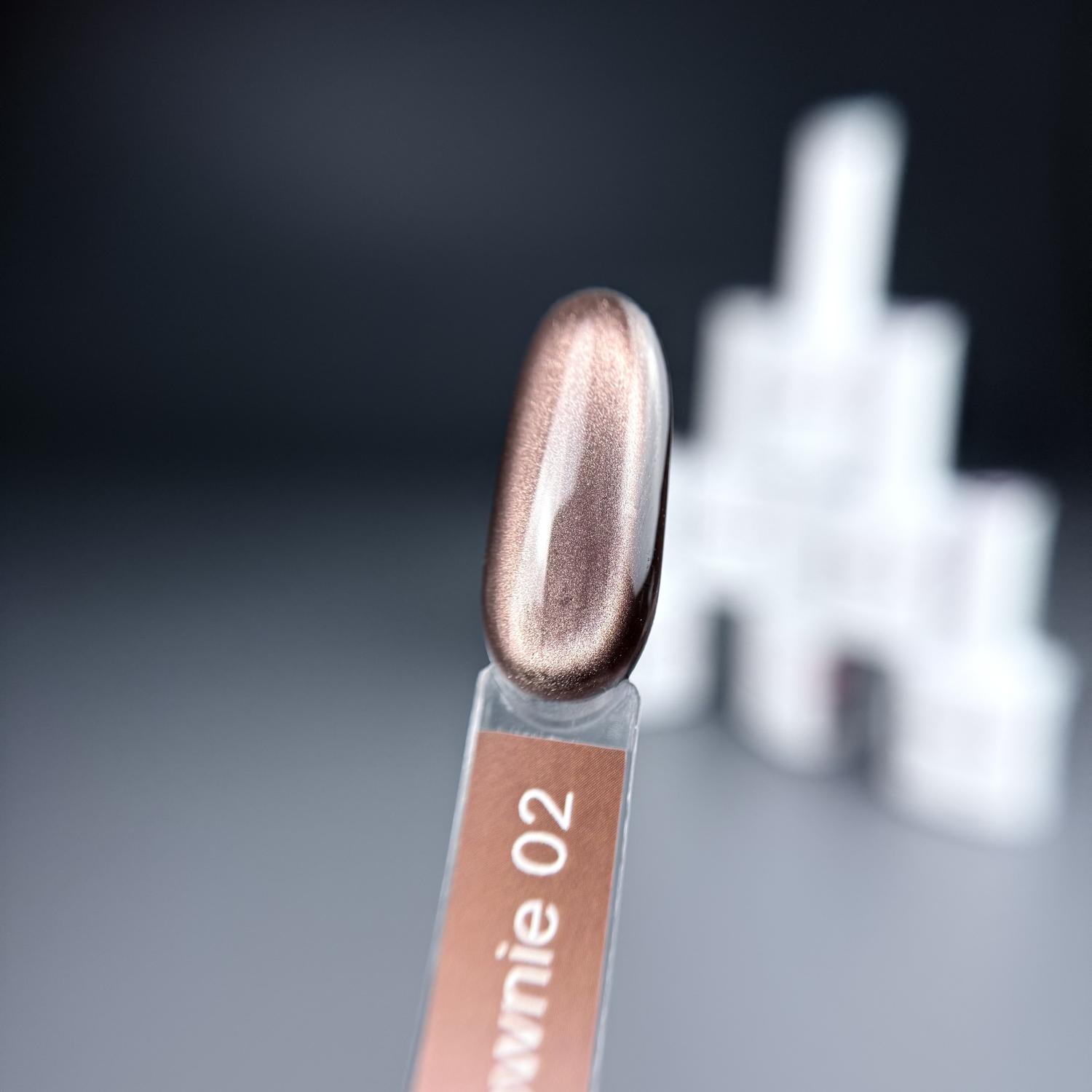 Гель-лак iPerfect Brownie cat color 02, 10г