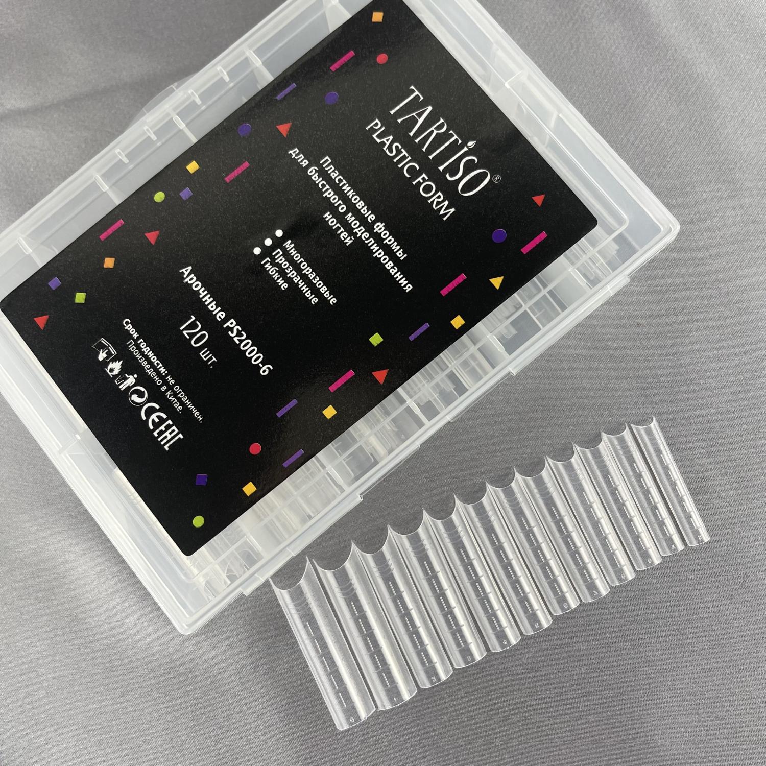 PLASTIC FORM Верхние формы PS200-6 арочные, 120 шт