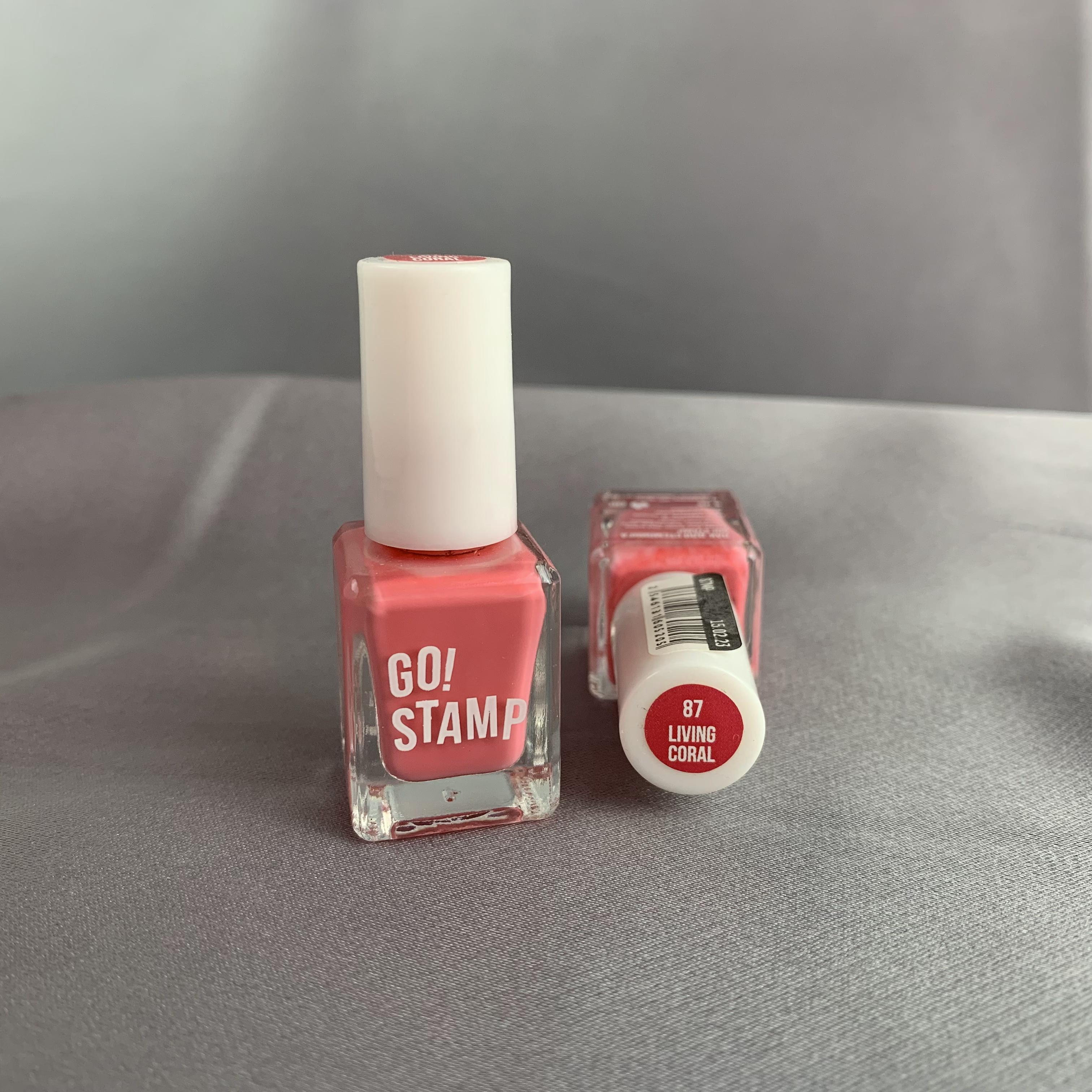 Лак для стемпинга Go! Stamp 87 Living coral 6 мл
