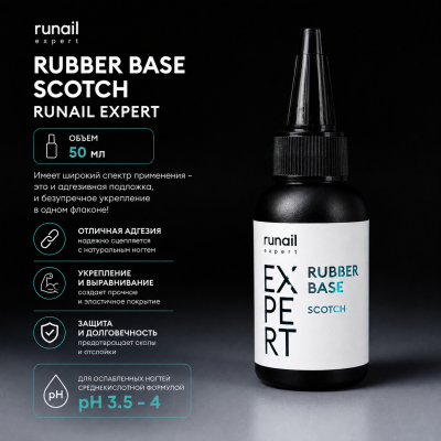 База Rubber base scoth Runail Expert 50мл