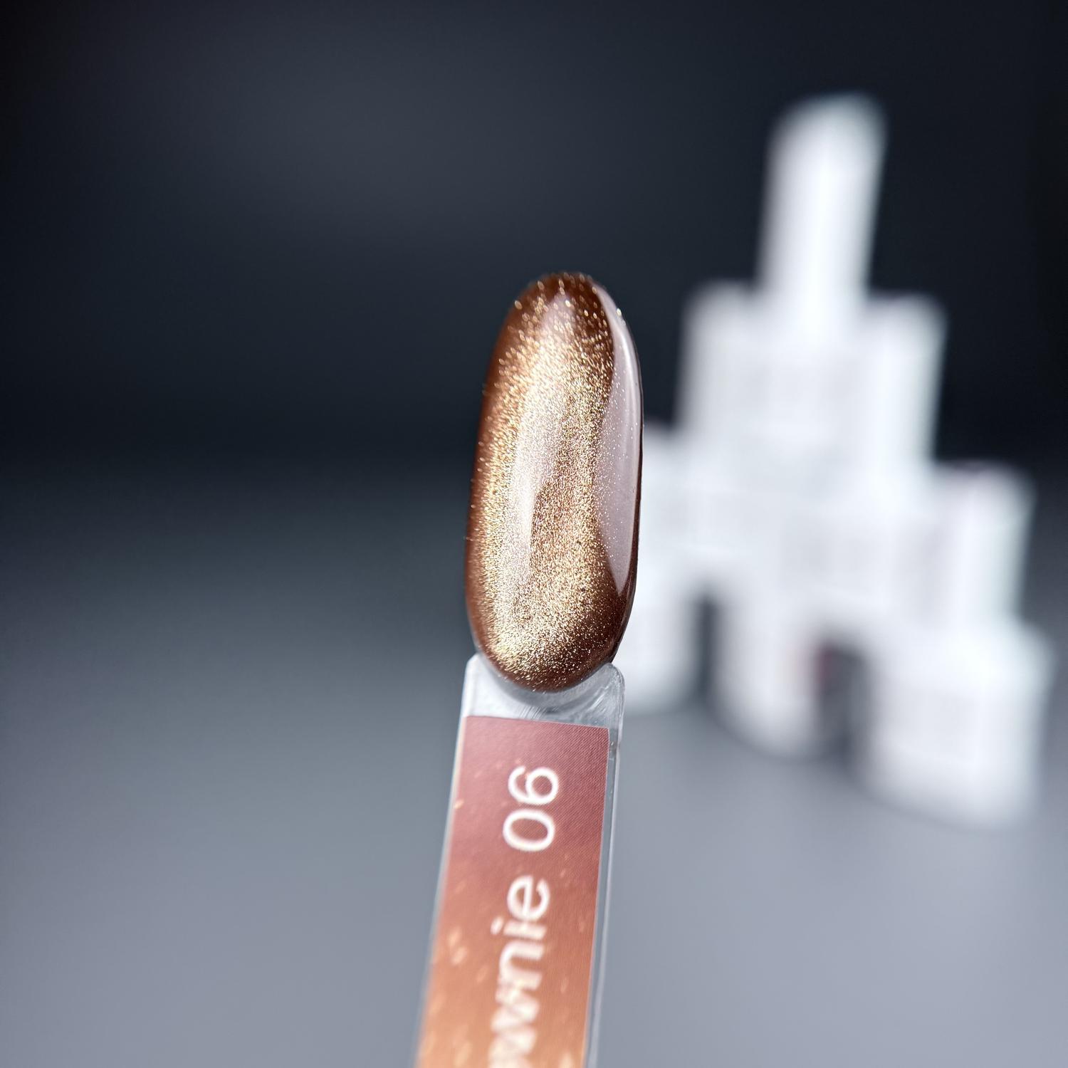 Гель-лак iPerfect Brownie cat color 06, 10г