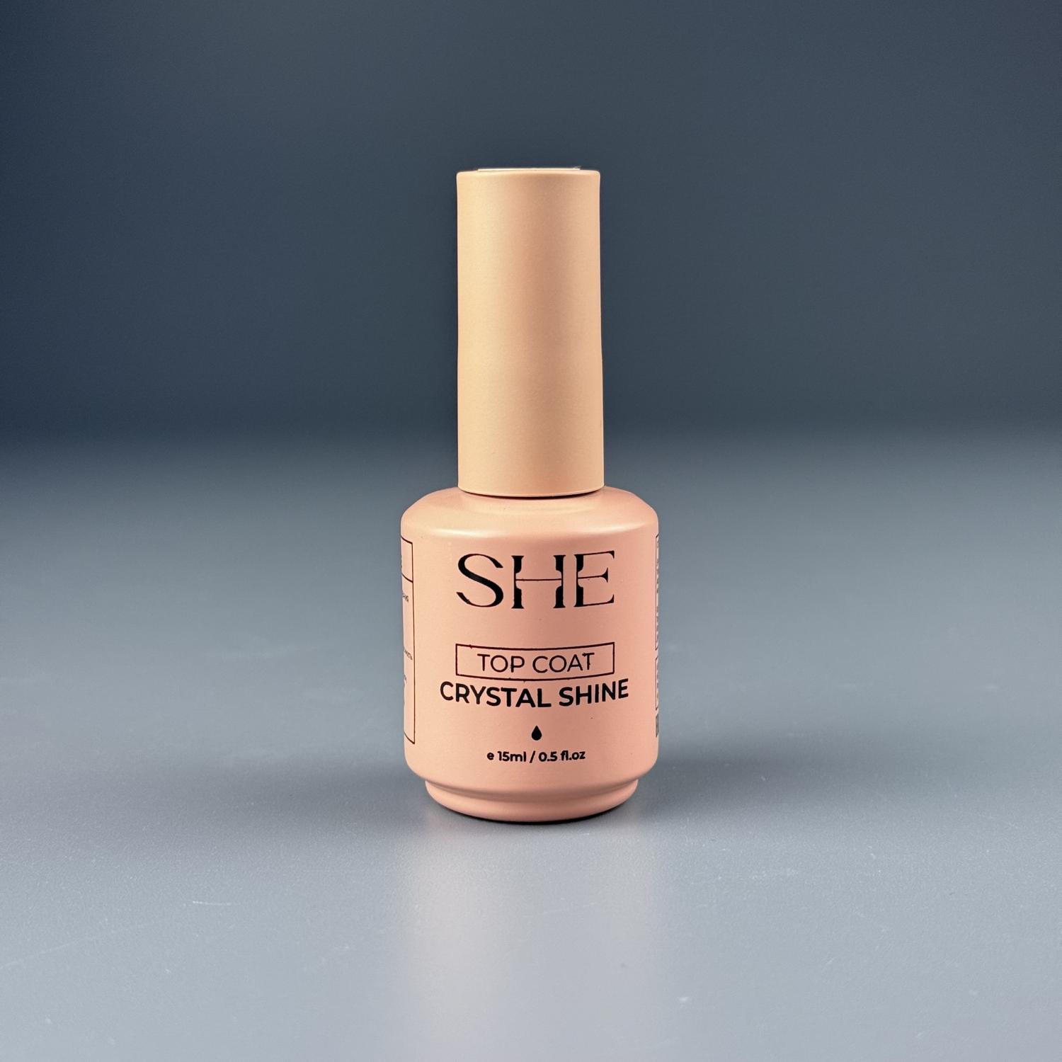 SHE TOP COAT CRYSTAL SHINE 15 ml