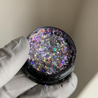 Хлопья галактика фиолетовый отлив 1703 (0,2 гр)