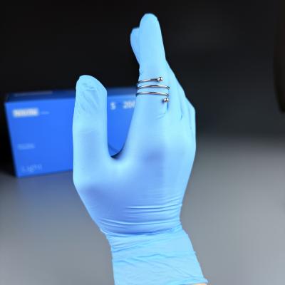 Перчатки нитриловые Mediok Light blue, размер S, 100пар