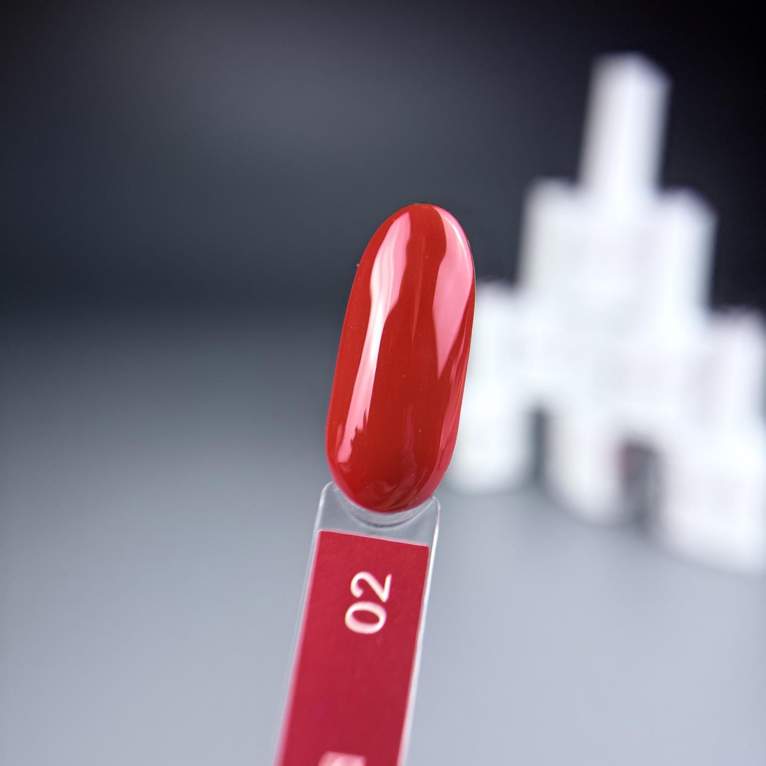 Гель-лак iPerfect Red color 02, 10г