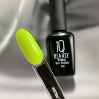 Каучуковый гель-лак IQ BEAUTY с кальцием 10 мл (130 Crime lime)