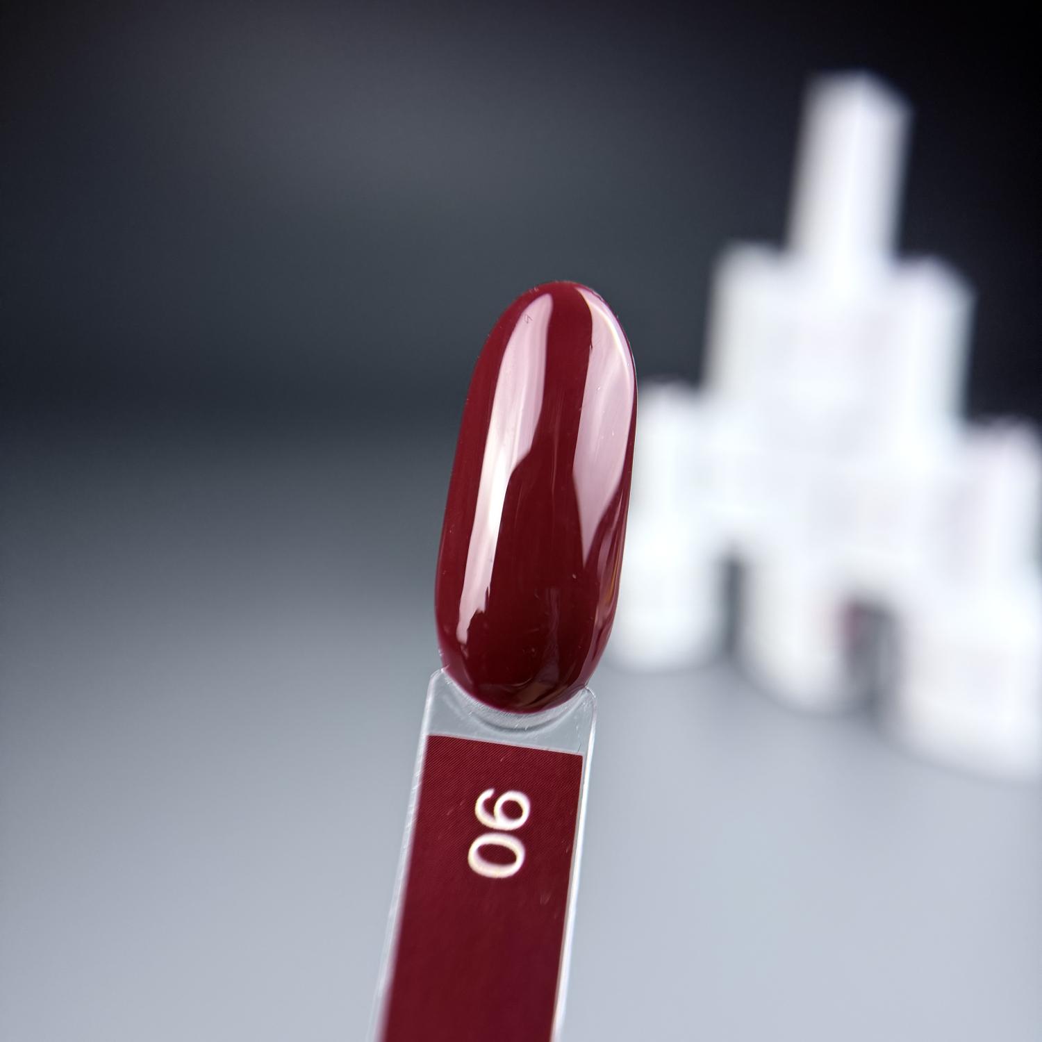 Гель-лак iPerfect Red color 06, 10г