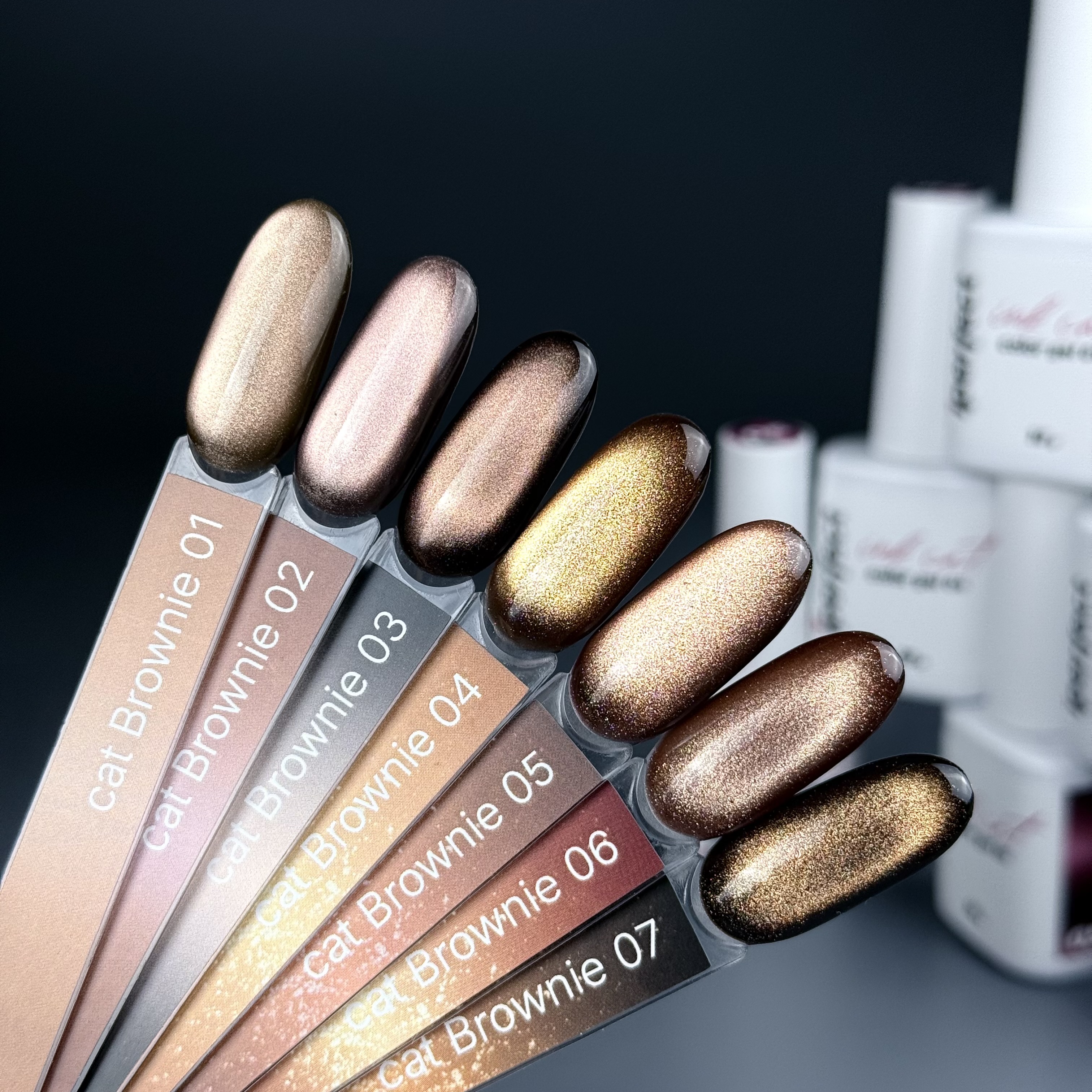 Гель-лак iPerfect Brownie cat color 01, 10г