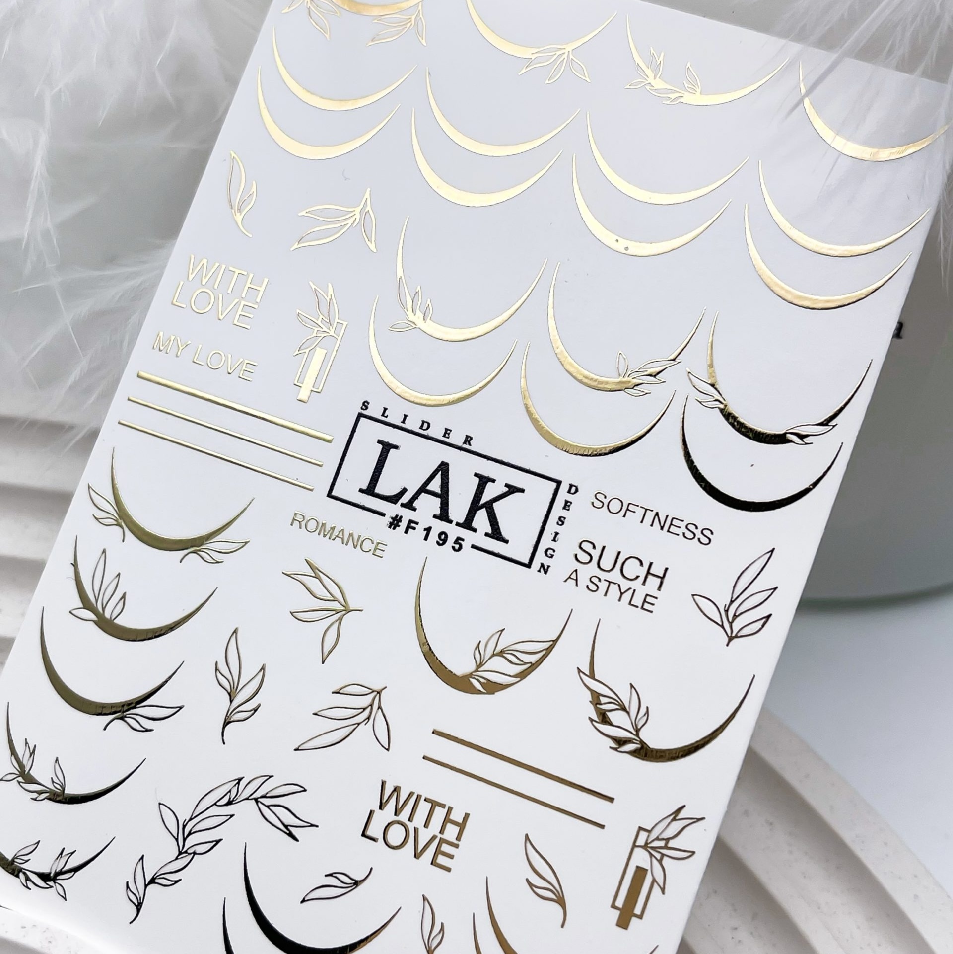 Слайдер-дизайн LAK NAILS #F195