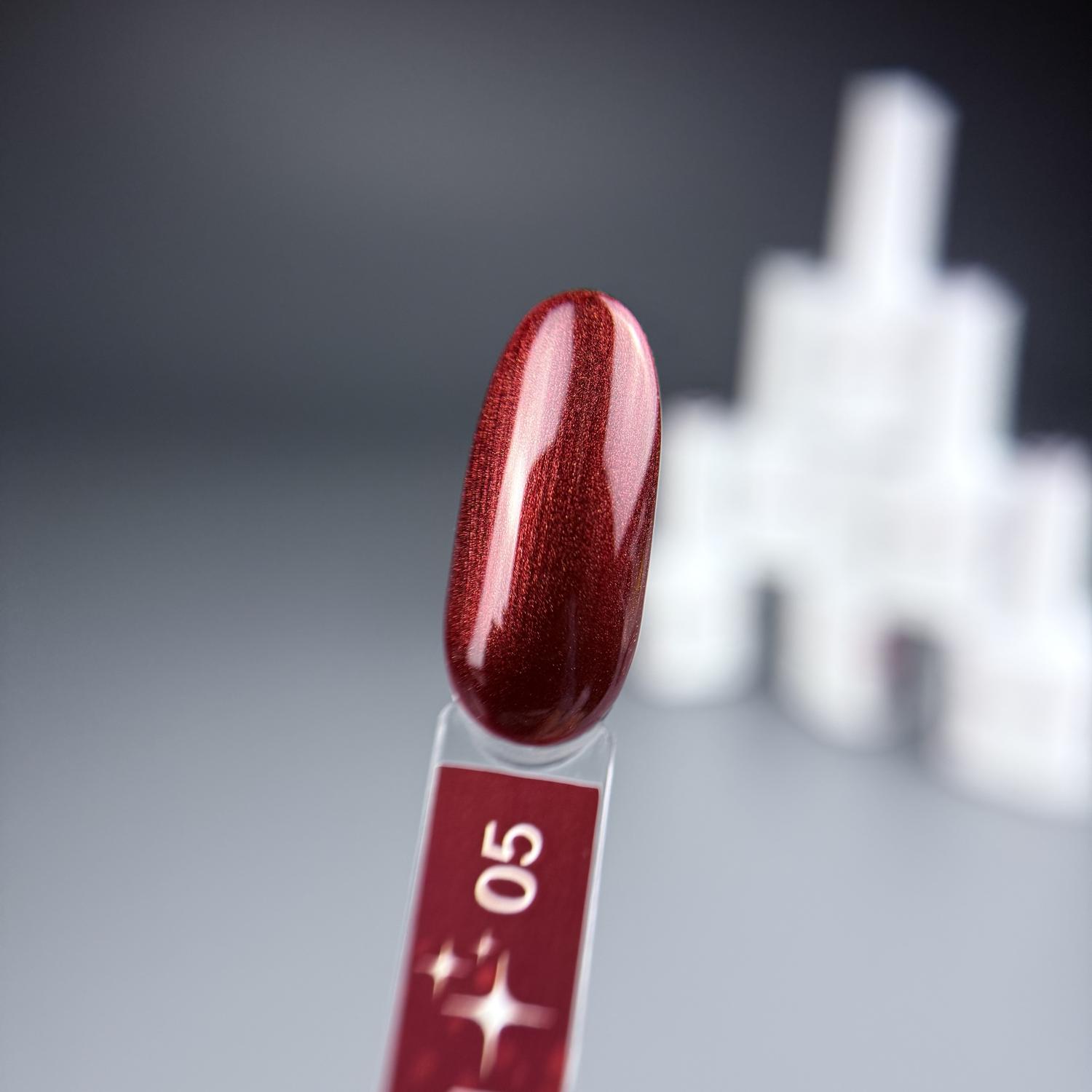 Гель-лак iPerfect Red color 05, 10г