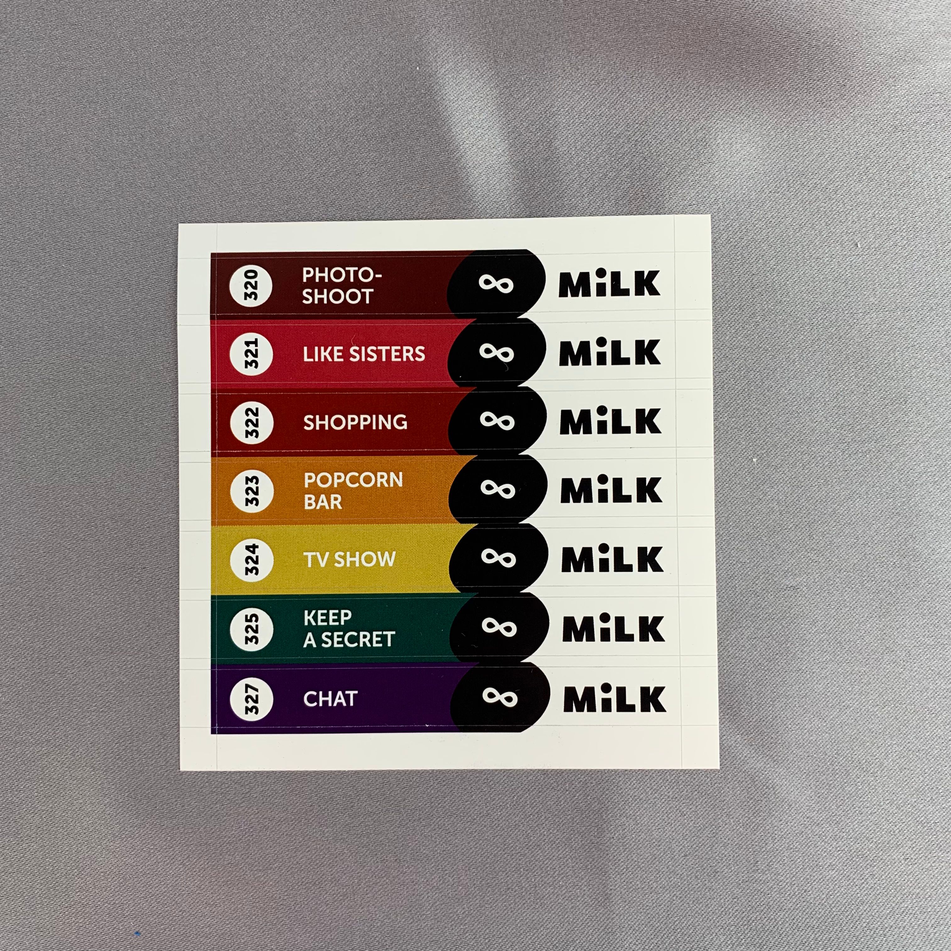 Стикеры на типсы Milk Best Friends 320-327