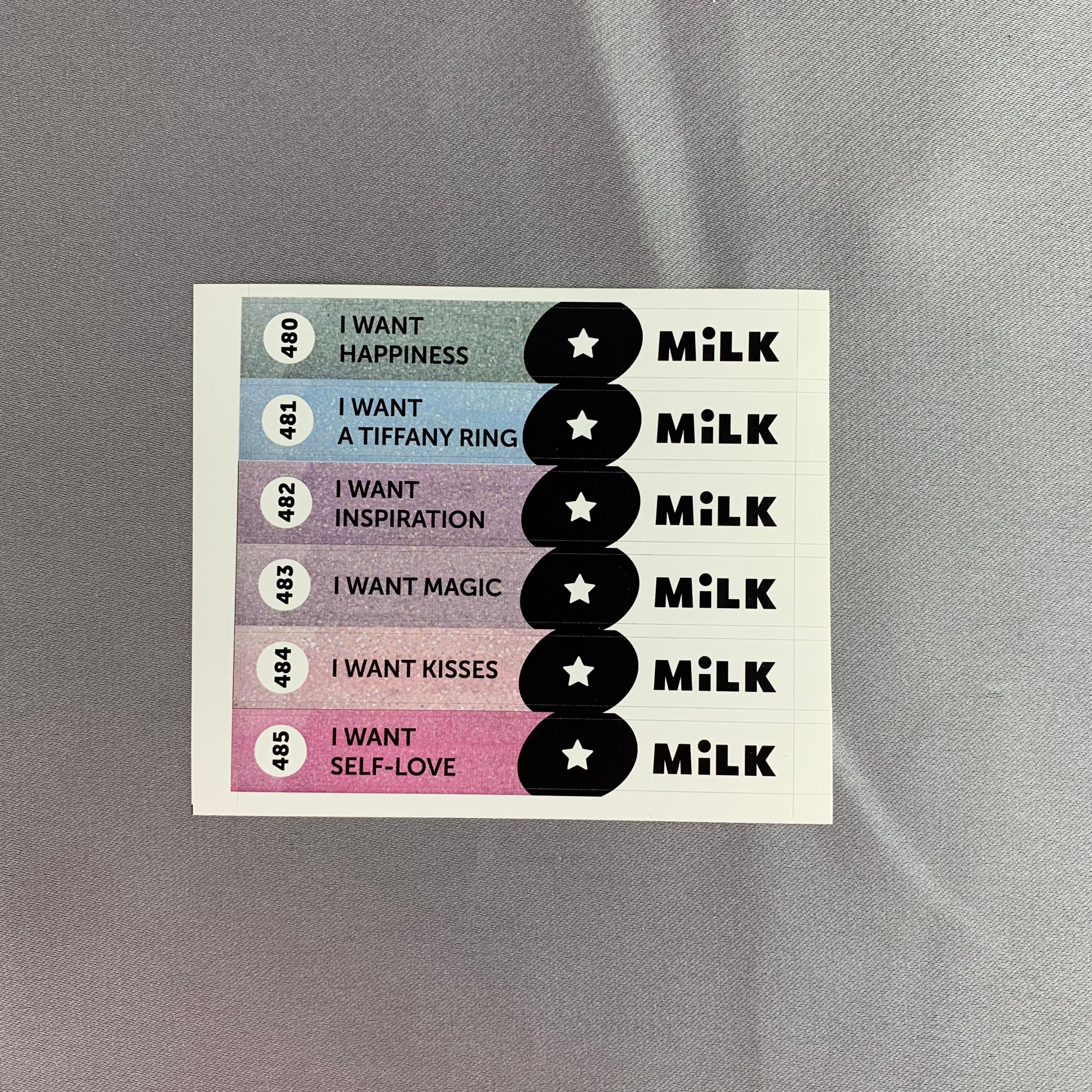 Стикеры на типсы Milk Make a Wish 480-485