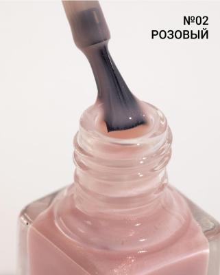 Лак Swanky Stamping для ногтей Укрепляющий №2 розовый 6 мл