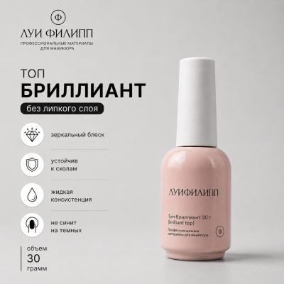 Луи Филипп Top Brilliant 30g с кистью