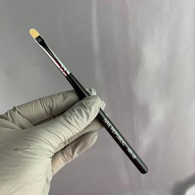 Nail Republic Кисть NR-08 для геля с закругленным ворсом (6 мм)
