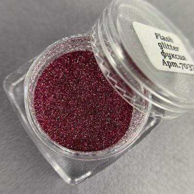 Светоотражающий Flash glitter фуксия 7037