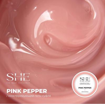 SHE SOUFFLE GEL CONSTRUCTION Pink Pepper 15ml