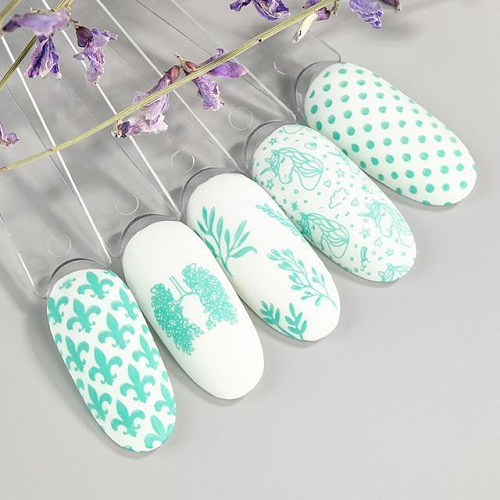 Лак для стемпинга Swanky Stamping S27, бирюзовый, 6 мл