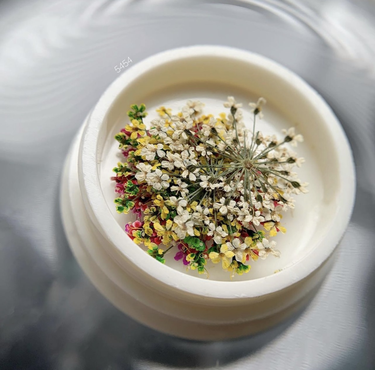 Сухоцветы микс 5454 (фуксия,красный,зеленый,желтый,белый)