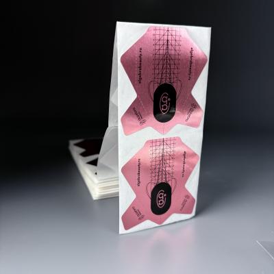 Формы Algebra розовые на алюминиевой основе, 100шт