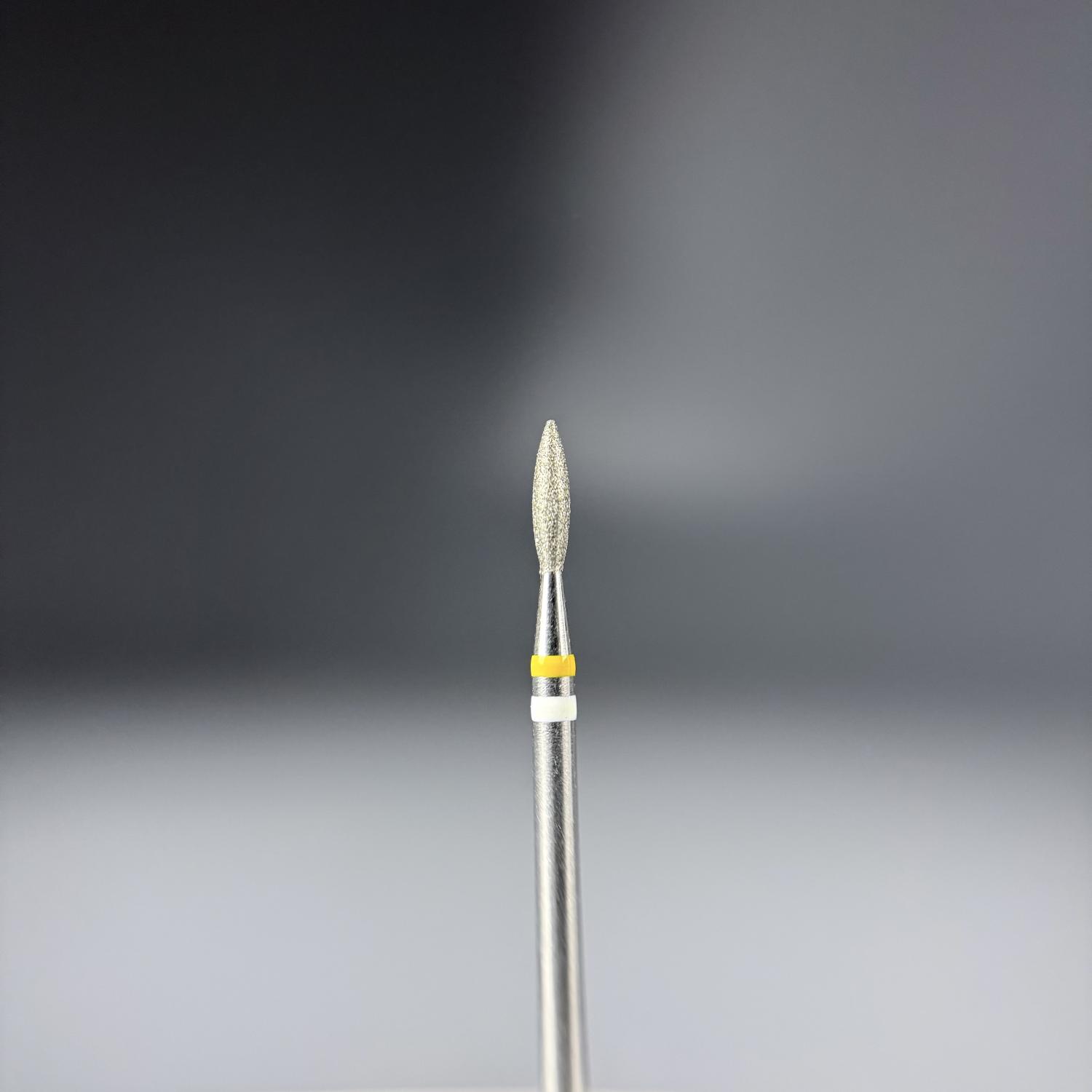 КРИСТАЛЛ Тайфун, Алмазная фреза с Жемчугом (Пламя острое) 243.080.021Ж