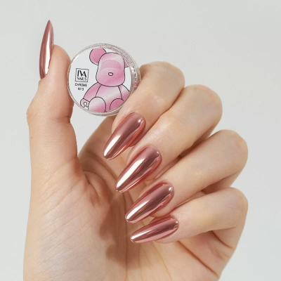 Втирка Iva nails CHROME №3