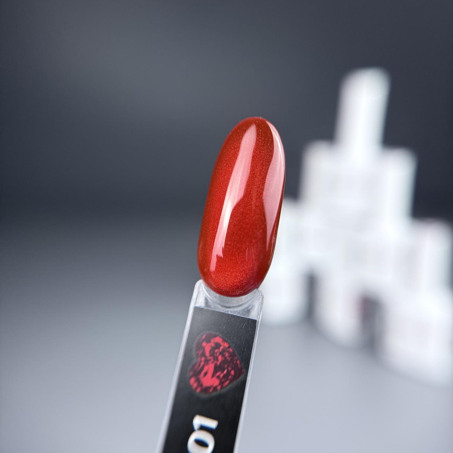 Гель-лак iPerfect Ruby cat color 01, 10г