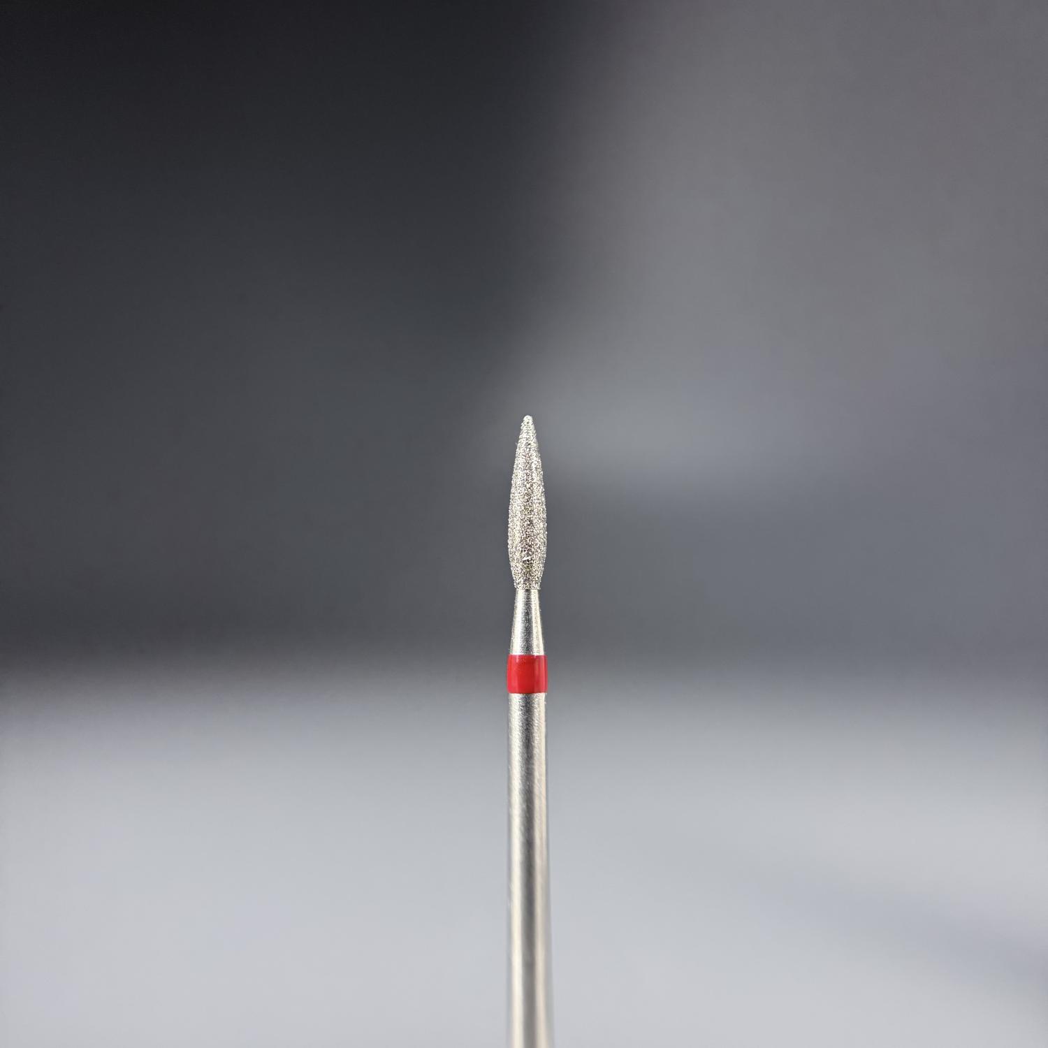 КРИСТАЛЛ Алмазная фреза (Пламя острое, каплевидное) 261.100.023М (Натуральный алмаз)