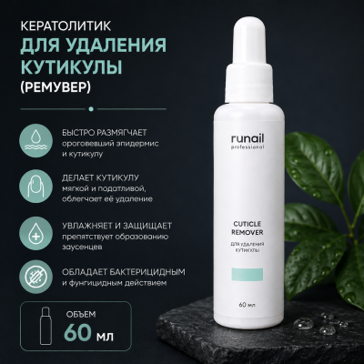 Кератолитик для удаления кутикулы Runail  60мл №6652