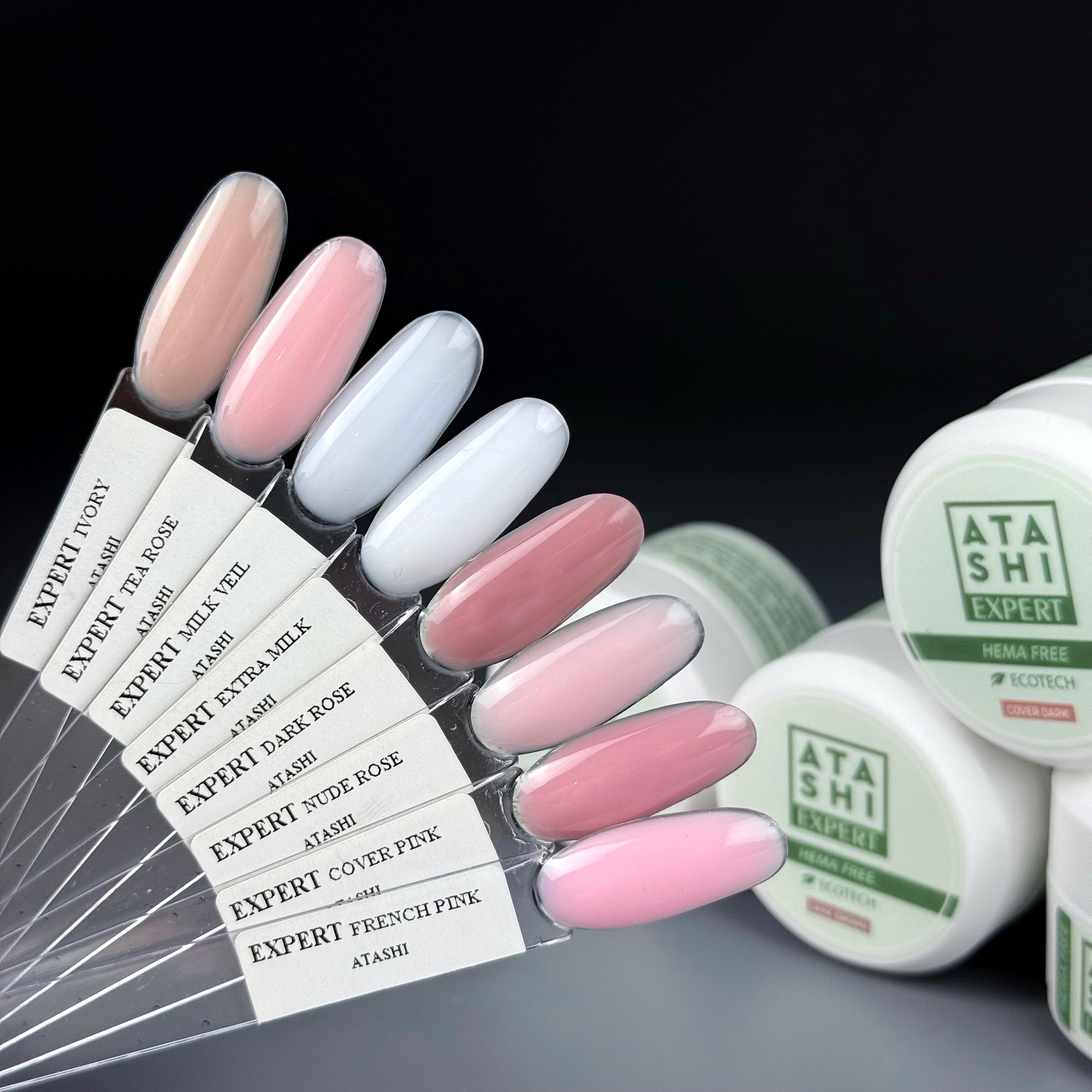 ATASHI EXPERT gel HEMA FREE Ecotech, Nude Rose,15мл