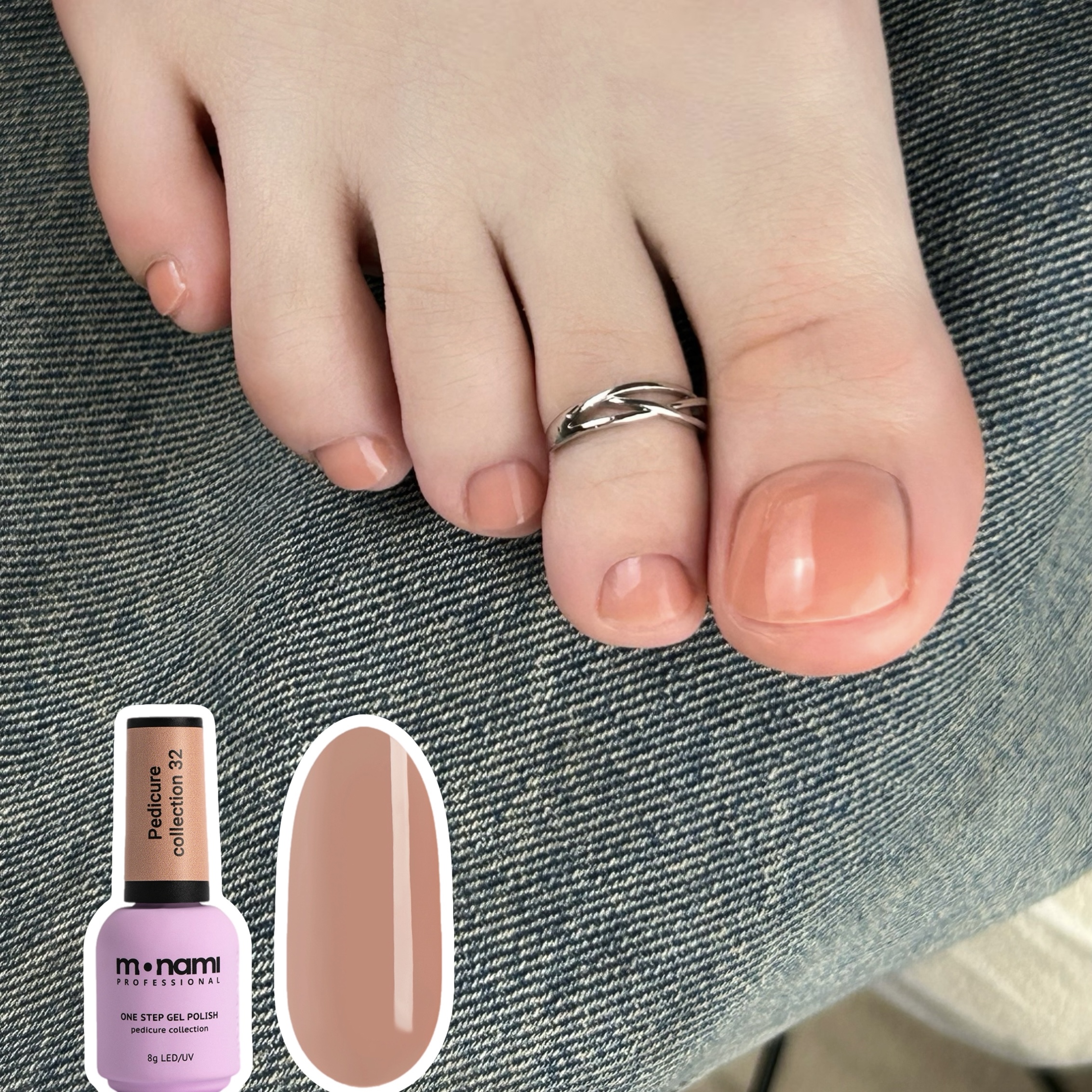 Гель-лак Monami Pedicure collection 32 8 г
