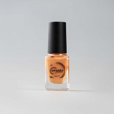 Лак для стемпинга Swanky Stamping S44, сливочно-оранжевый, 6 мл