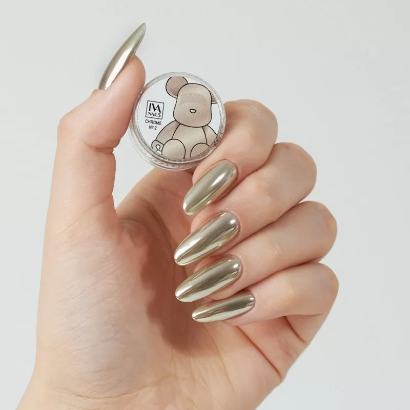 Втирка Iva nails CHROME №2