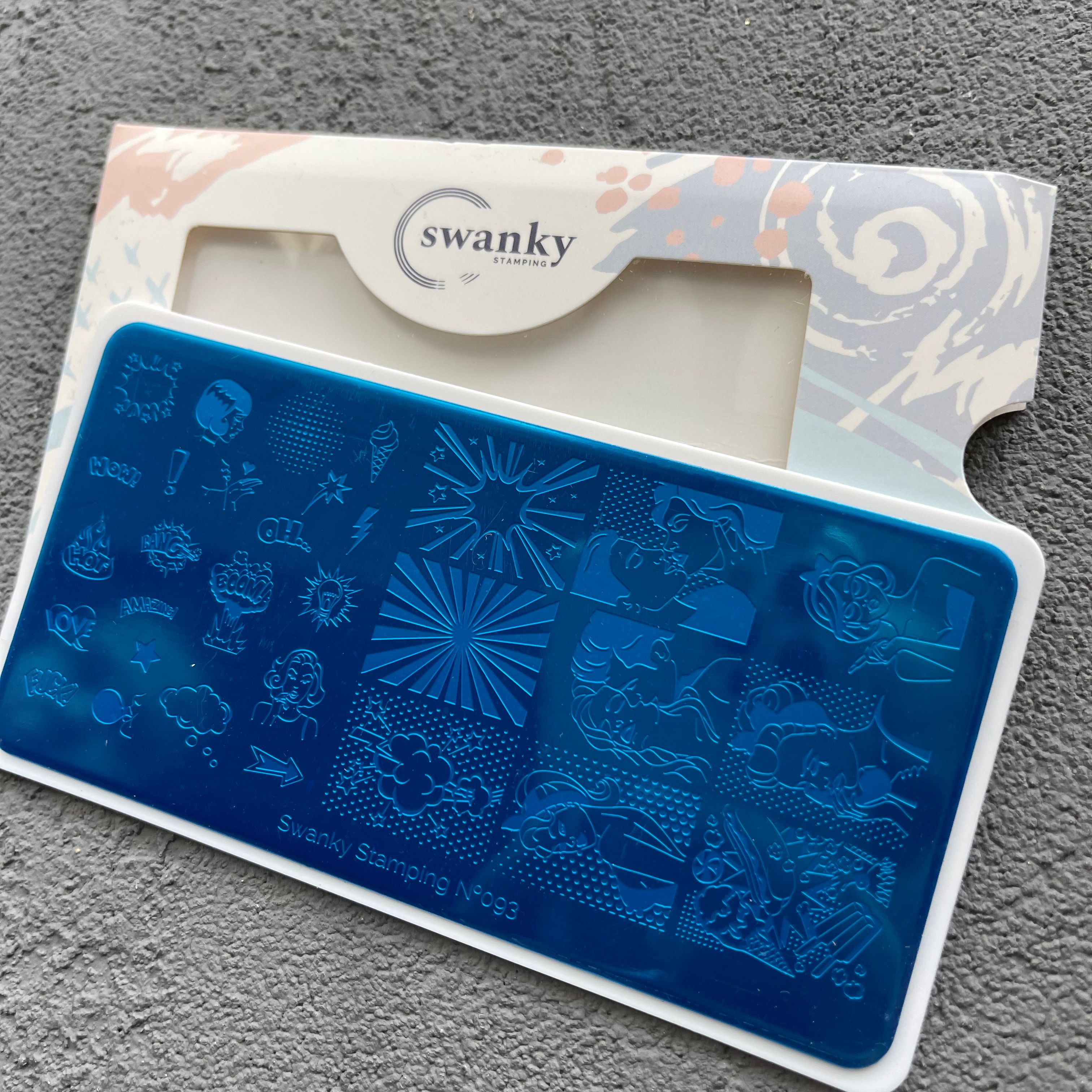 Пластина Swanky Stamping 093