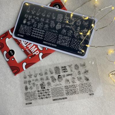 Пластина для стемпинга Go! Stamp 273 Santa's Little Helper