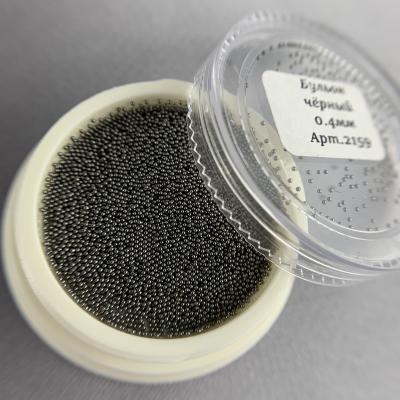 Бульонки черный 2159, 0,4 мм