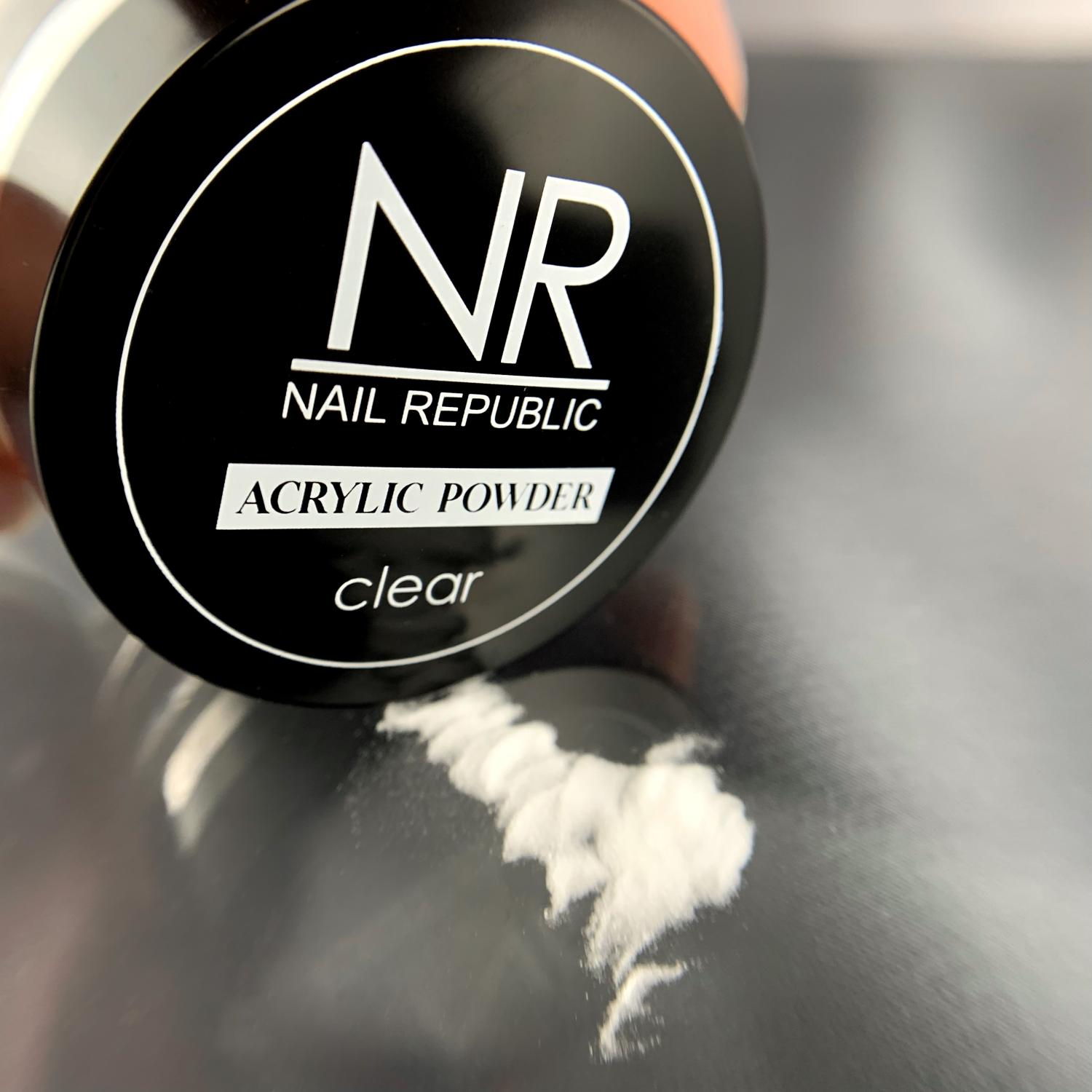 NR Пудра акриловая acryl powder clear (10 гр)